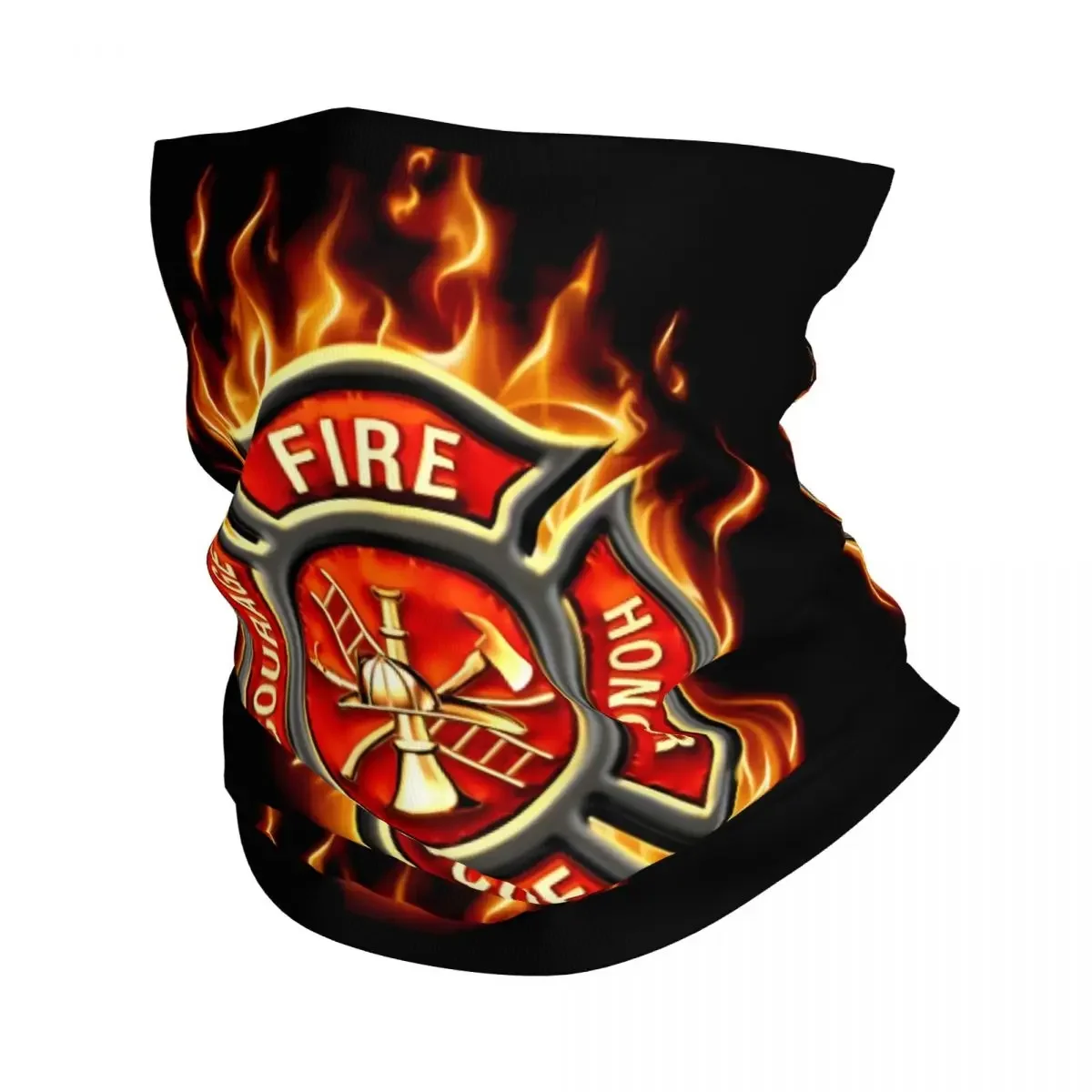 Firefighter Scarf Neckerchief Neck Face Mask Polyester