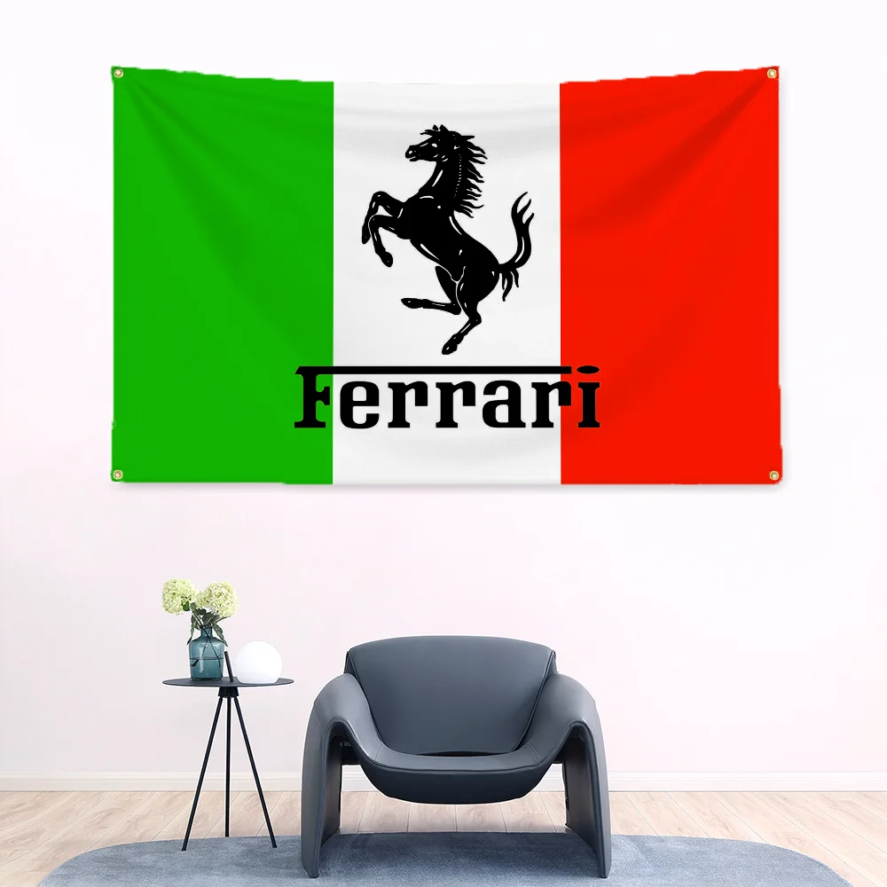 Rastar Ferrari Co-Brand Tapestry Flag to Hang Decor Flag Home Garden Flags for Bedrooms Outdoor Gifts Decoration Banners