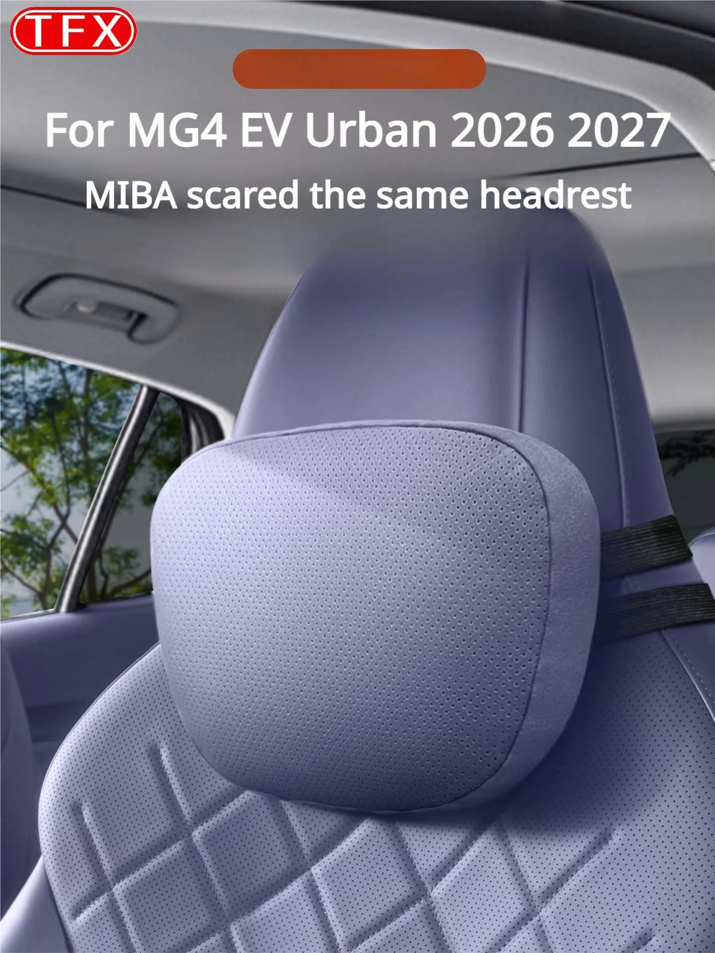 For MG4 EV Urban 2026 2027 Car Styling Maybach Headrest Waist Support Memory Foam Pillow Interior Decoration Lumbar Accessories