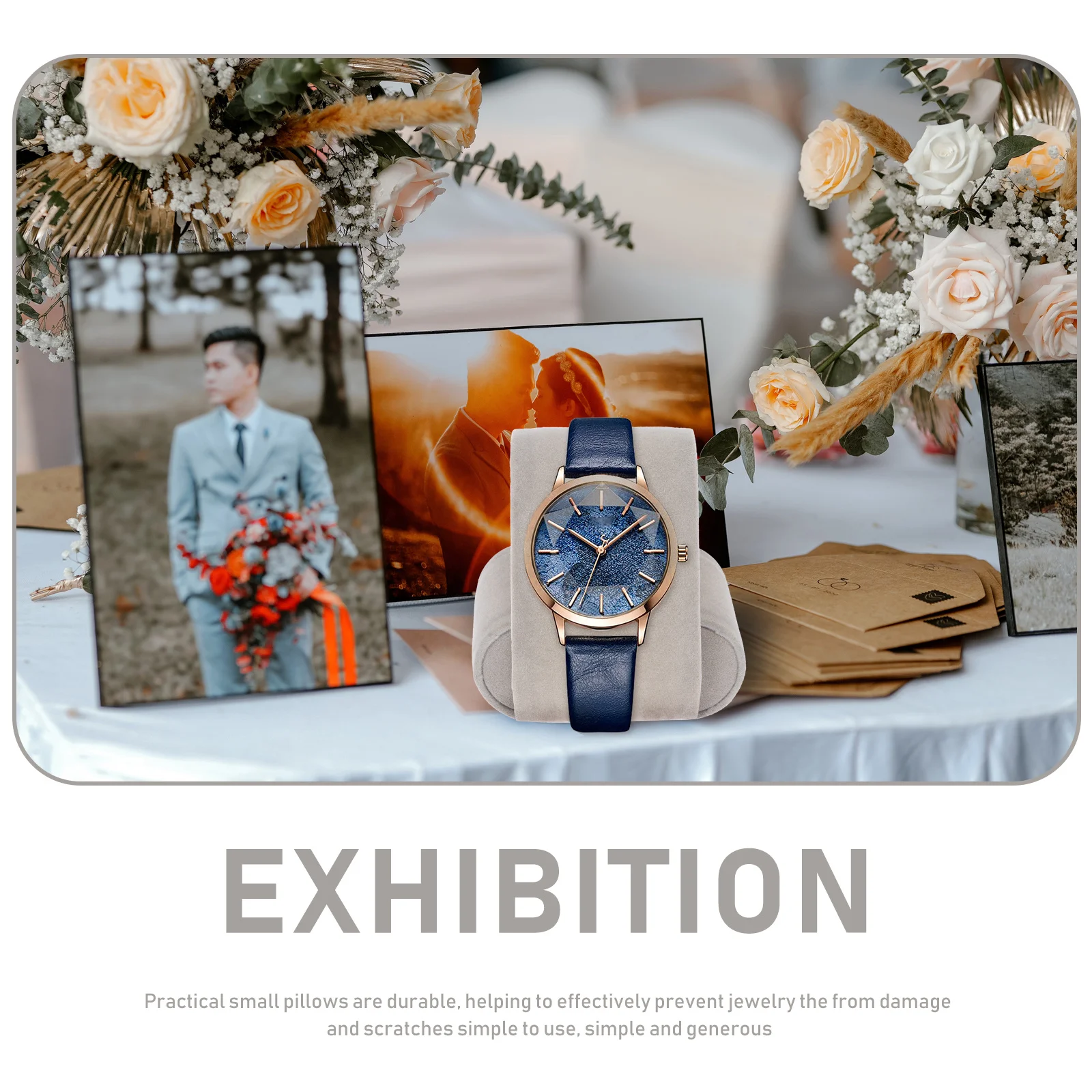 

8pcs 8 Pieces Watch Jewelry Display Cushion Bracelet Holder Pillow Bangle Pillows Chain