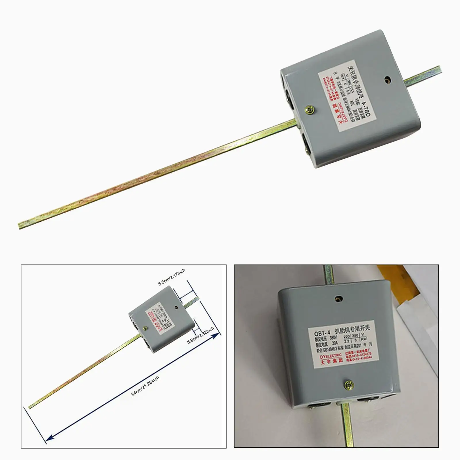 

Шиномонтажный станок, переключатель двигателя 380 В, 20 А, сменный переключатель двигателя, длинный рычаг, переключатель вперед и назад, прочный инструмент для ремонта автомобиля