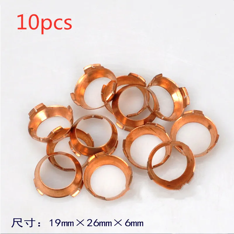 10PCS New! School fuel pump injector parts three-jaw gasket, concave gasket for diesel vehicles ,19x26x6mm