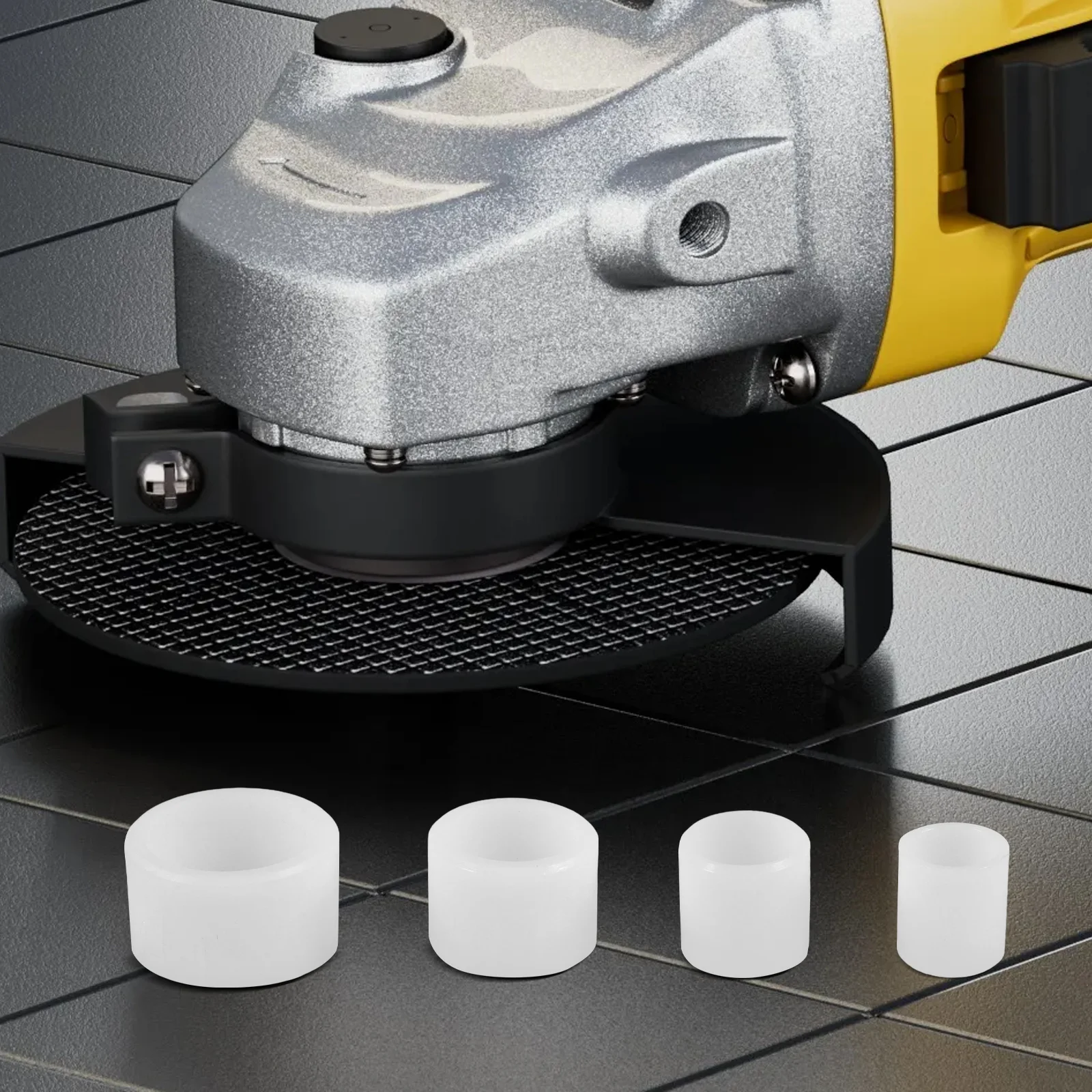 

1Set Grinding Wheel Adapter Conversion Reducing Bushing Plastic Part for Bench Grinder Metal Stone Processing