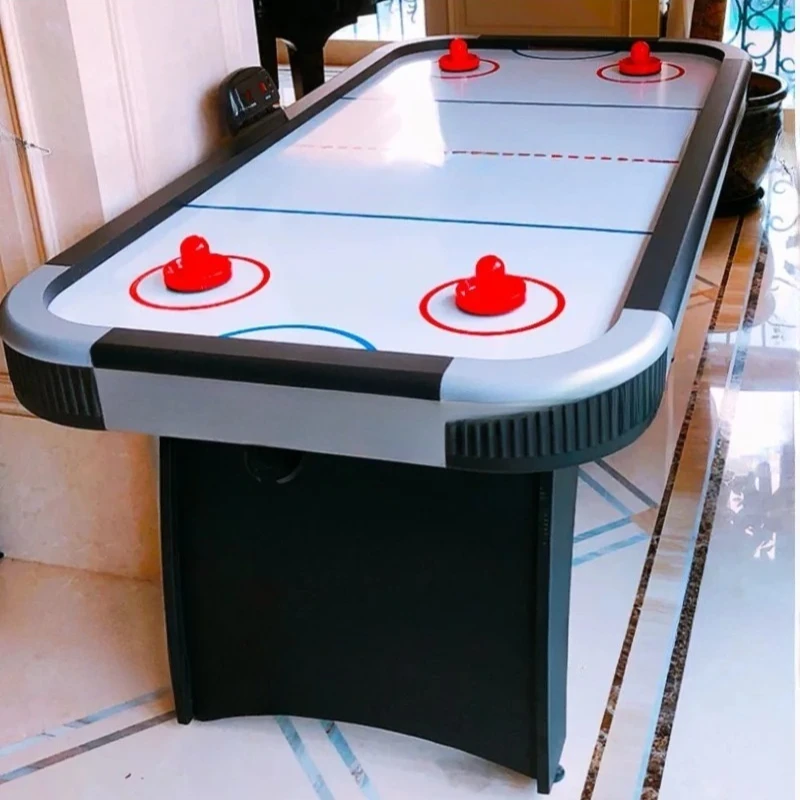 Ice Hockey Table Luxury Desktop Ice Hockey Table Air Suspension Board Game Electronic Automatic Scoring