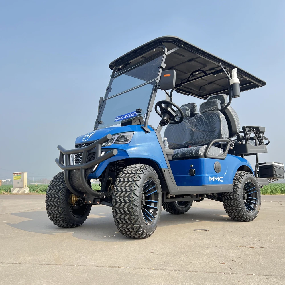 Carros de golf todoterreno, carrito eléctrico de 4 plazas, con tracción en las 4 ruedas