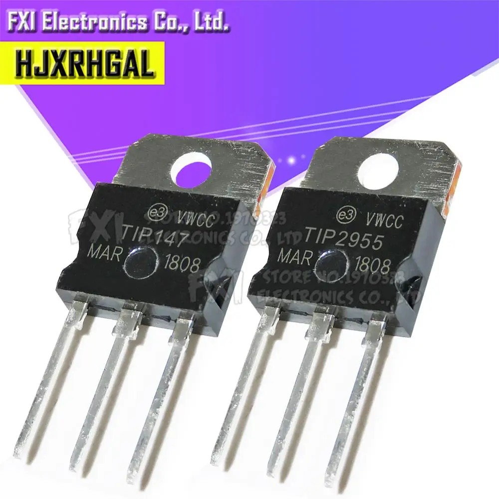 Transistor Darnn, TIP147, TIP2955, TIP3055, TIP35C, TIP36C, TO-218, TO218, TIP142, 5pcs