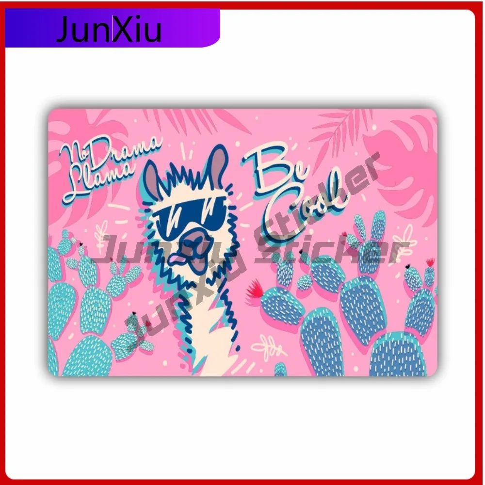 

No Drama Llama With Shades Sticker Waterproof Scratch-proof Decoration Exterior For Car Truck Laptop Camper Bodywork Laptop Phon