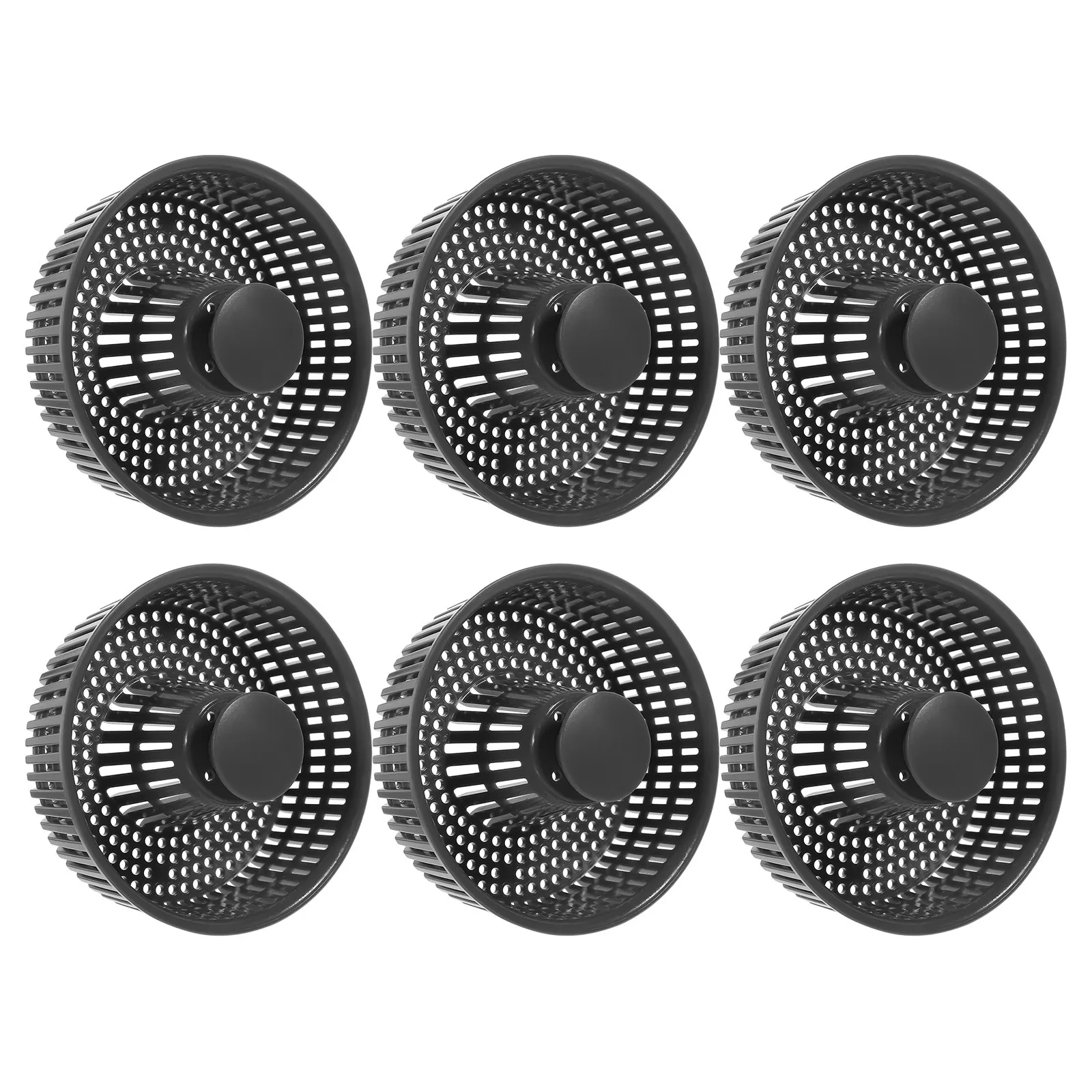 

6Pcs Plastic Sink Filter Basket Kitchen Drain Strainer Basket Sink Drain Filter Hair Food Scraps Anti-Clog Catcher