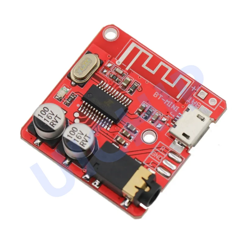 Bluetooth Audio Receiver Board TYPE-C Bluetooth 5.0 MP3 Lossless Car Audio Decoder Board Wireless Stereo Music Module 3.7-5V