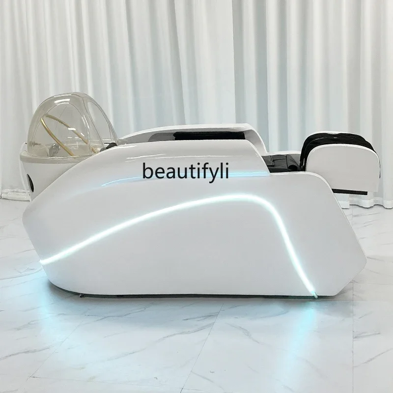 High-End Automatic Intelligent Electric Massage Shampoo Bed Barber Shop Special Water Circulation Fumigation Head Therapy