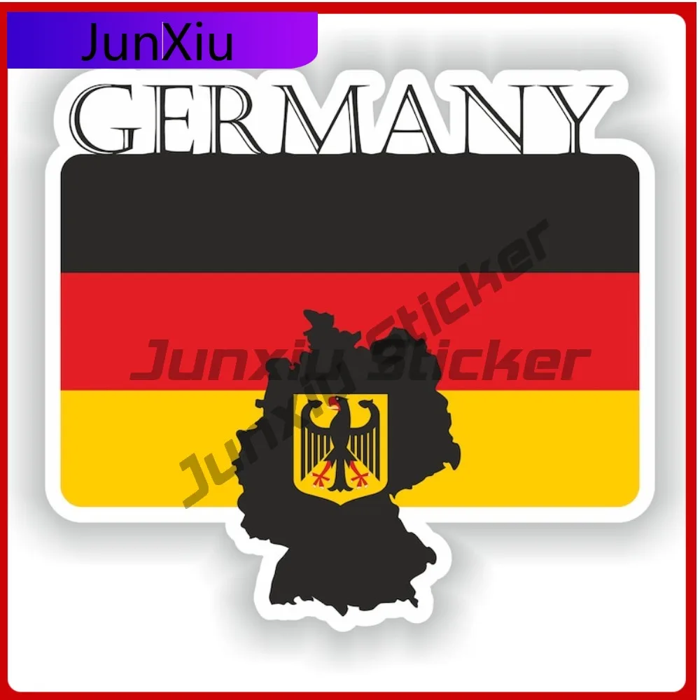 

Germany Sticker Flag MF Funny Creative Laptop Helmet Scratch Cover Exterior Parts Vinyl Decal For Car Truck SUV Window Bumper
