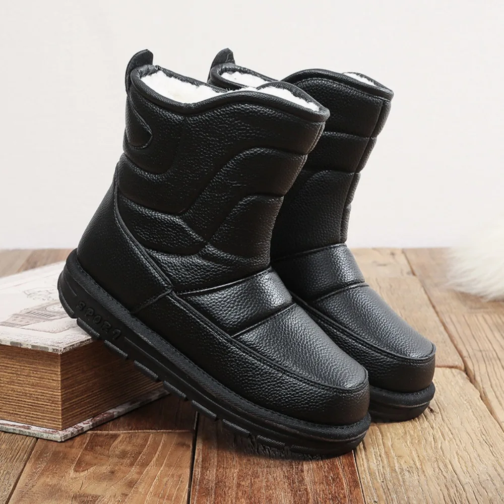 

2026, мужские ботинки для пешего туризма, мужская обувь на платформе, теплые ботильоны на меху, зимние мужские удобные мужские рабочие туфли, обувь