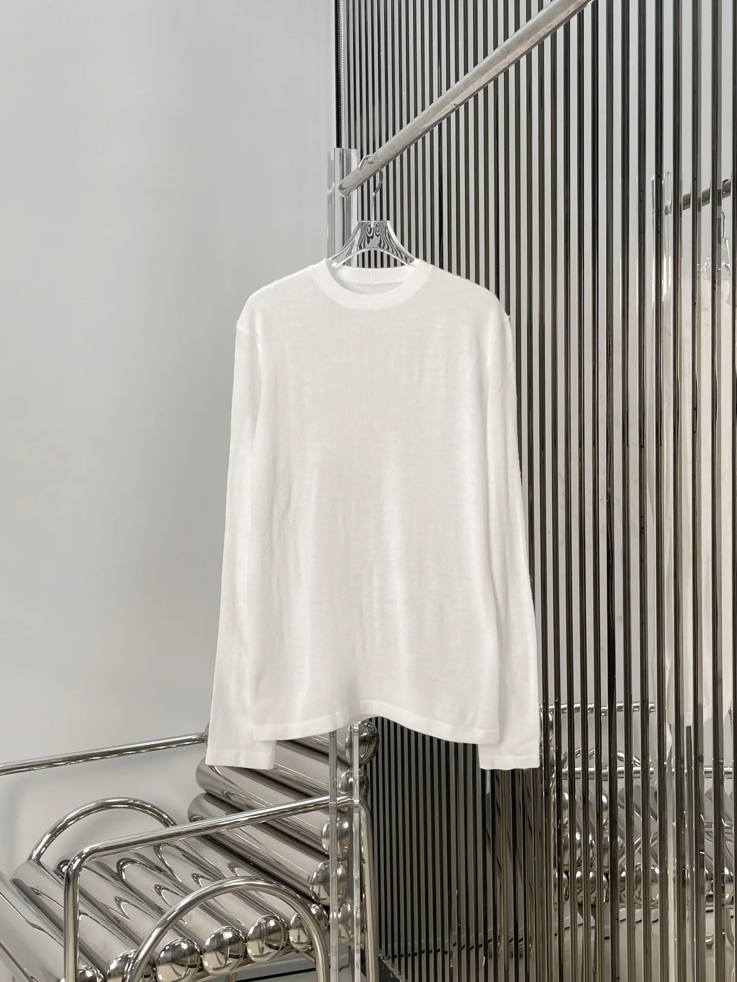 

Simple Pure Color Long Sve Knitted Loose Women's Top Faionable Slimming Wide Fit Ele round Ne Pullover Sweater