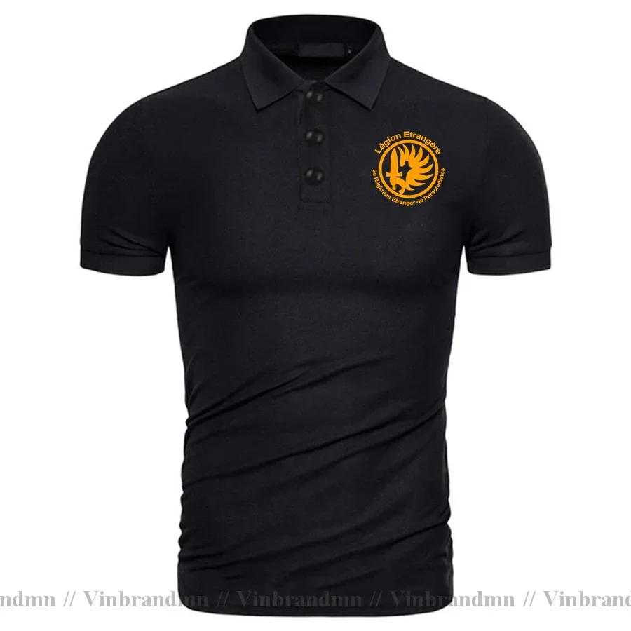 New Man French Foreign Legion Etrangere Special Forces War Army Polo Shirt Men Cotton Short Sleeve Military Polo Shirts for Male