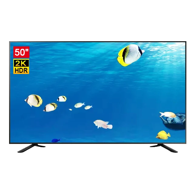 China 50/65/75/85/100 inch Smart TV 4k UHD Led TV Televisions with Wifi Smart with Tempered Glass