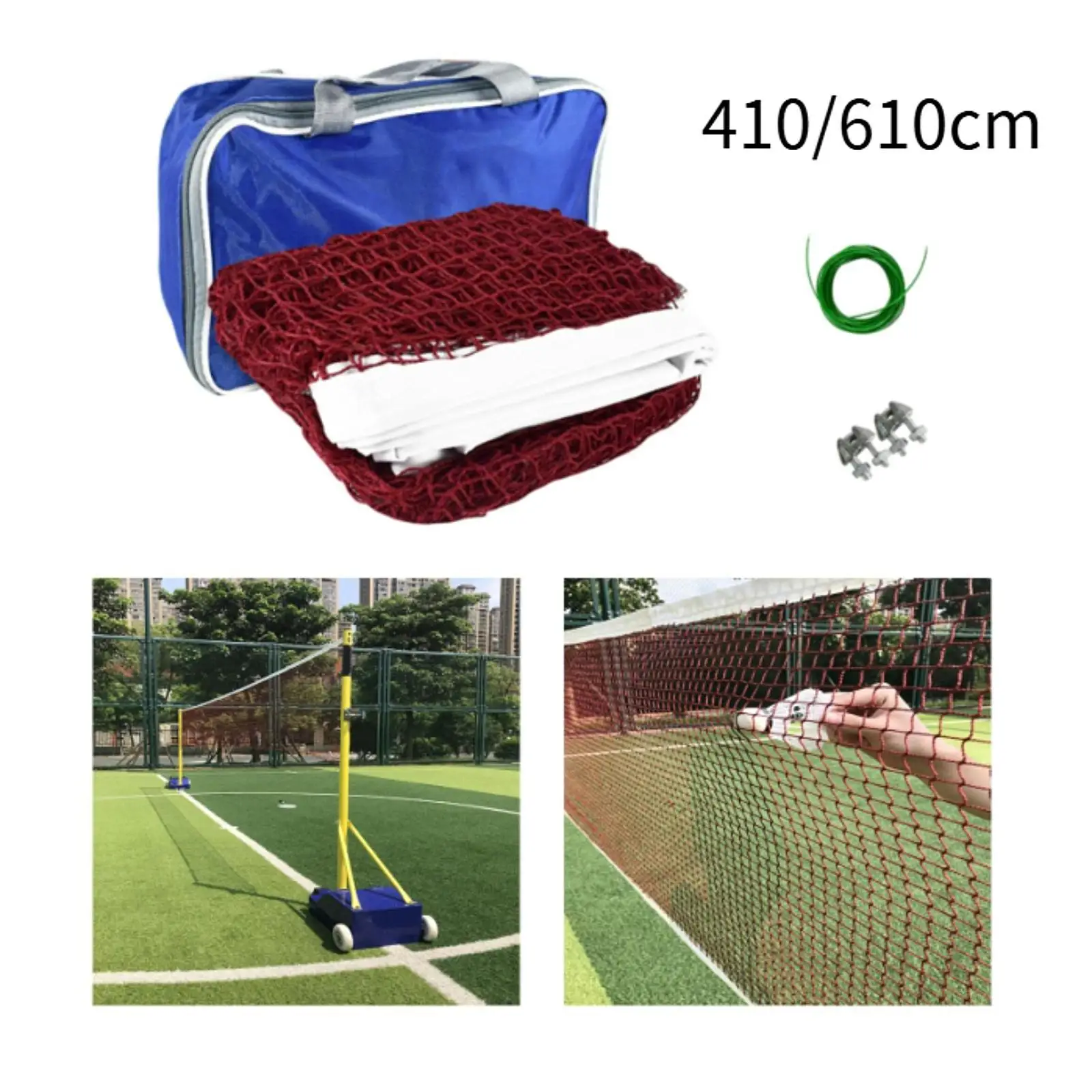 

Badminton Net Only with Carrying Bag for Outdoor Court Backyard