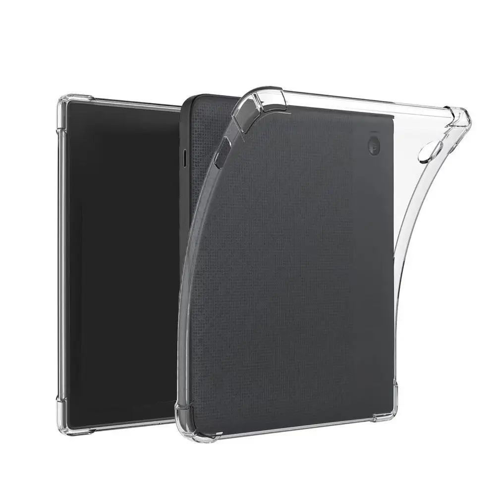 Transparent TPU Soft Back Cover Protective Shell Funda Shockproof Case For Kobo Clara 2E/Colour Libra 2/Colour 6