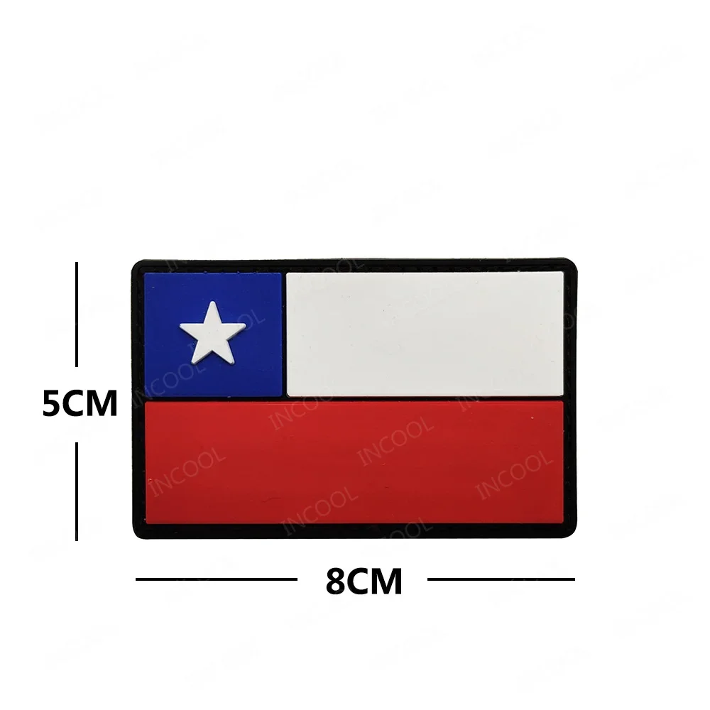 PVC Rubber Flags Patches UK Czech Spain France Germany Italy US Russia Chile Mexico Poland Kazakhstan Thailand Tactical Badges