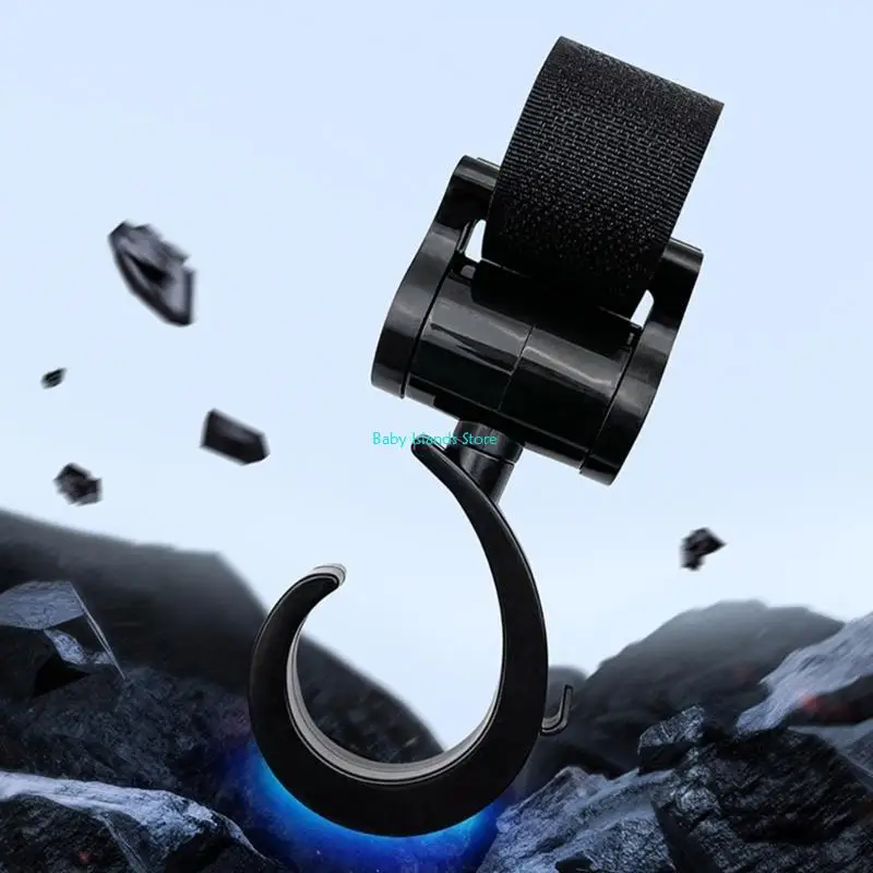 K92D 1/2Pc 便利なベビーカーバッグハンガー調節可能なベビーカーカートハンドルバーオーガナイザーフック外出やショッピング旅行に