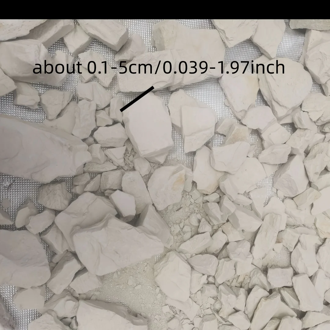 50g/100g/200g Natürliche Weiße Kreideerde, Weißer Lehm, Kreideerde-Block, Innendekorationsmaterialien, Dekorative Weiße Lehmblöcke – Detail 5
