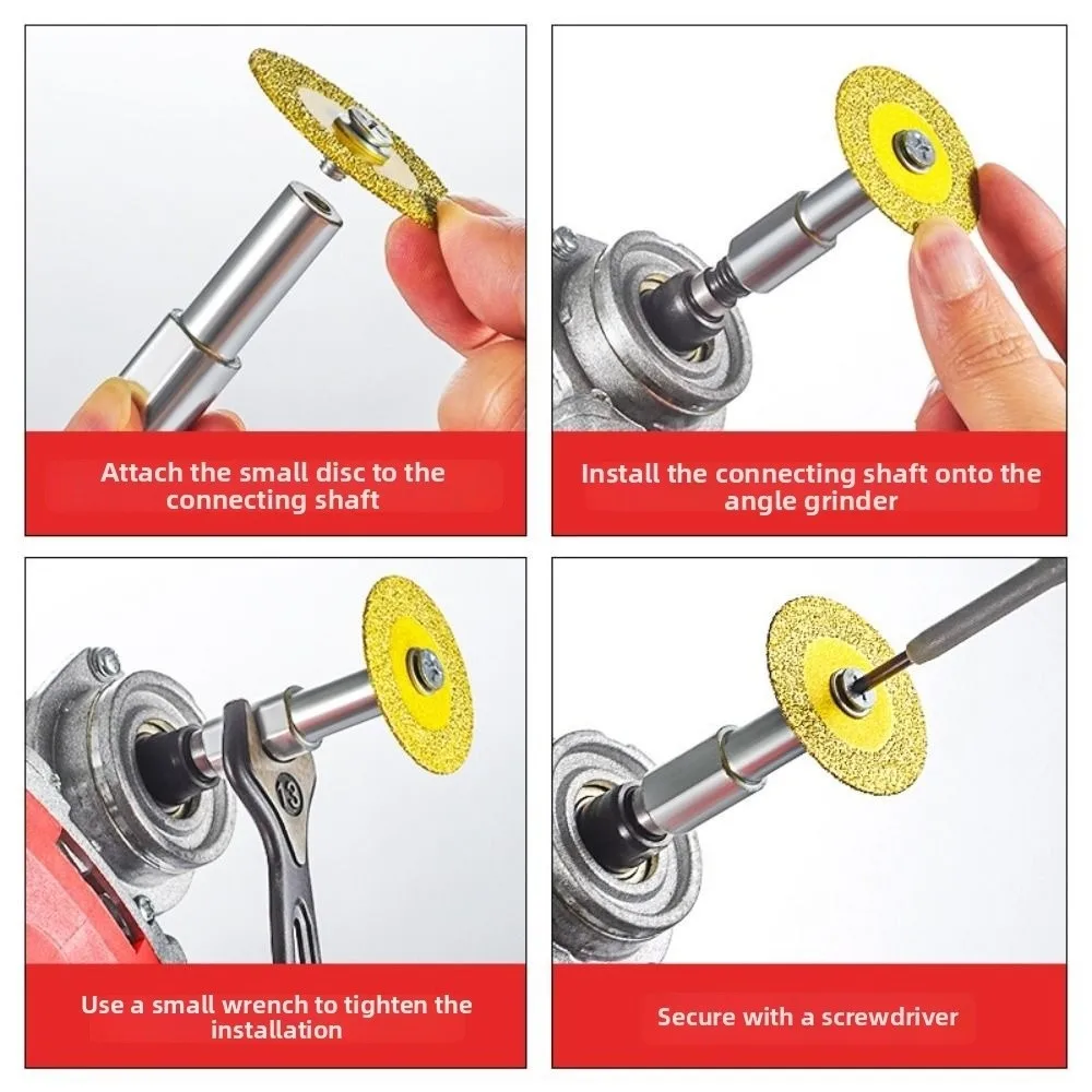 

Portable 40mm Diamond Grinding Wheel M10 Thread Waterproof Diamond Cutting Disc Abrasive Disc