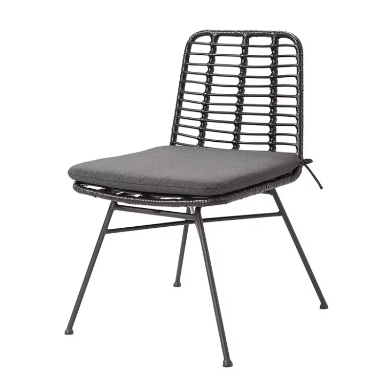 Waterproof Modern Outdoor Rattan Chair for Restaurant Cafe Dining Wholesale Hot Sale Portable for School Park Villa Workshop