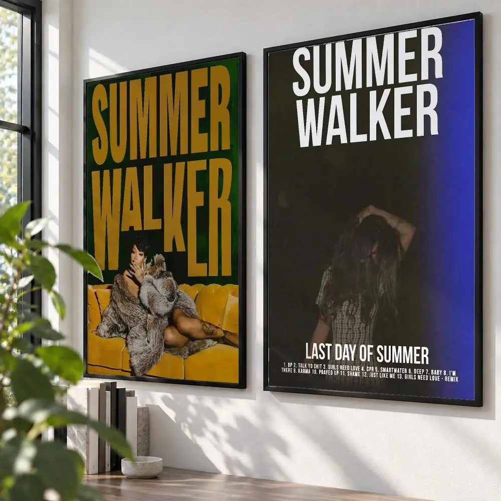 music Summer Walker Poster HD Poster Self Adhesive Waterproof Wall Art Print Bedroom Living Room Modern Decor Gift