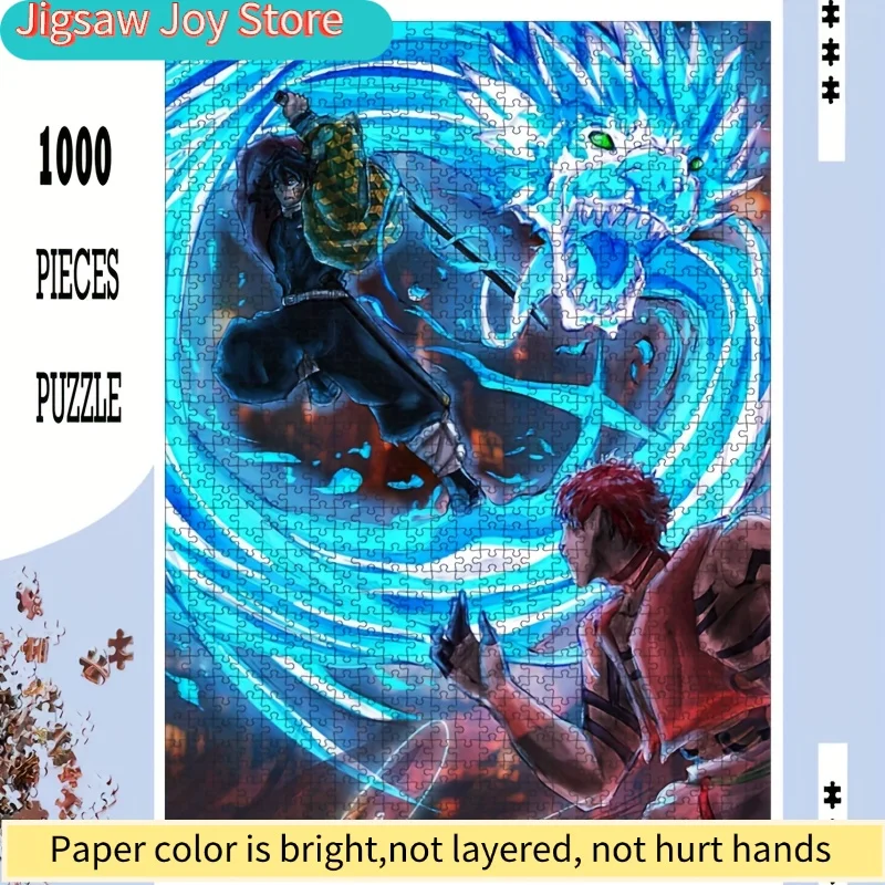 

1 коробка популярных аниме-пазлов 50*70 см/19,7*27,6 дюймов, большой пазл для взрослых, для развлечений и творчества, подходит для домашнего декора