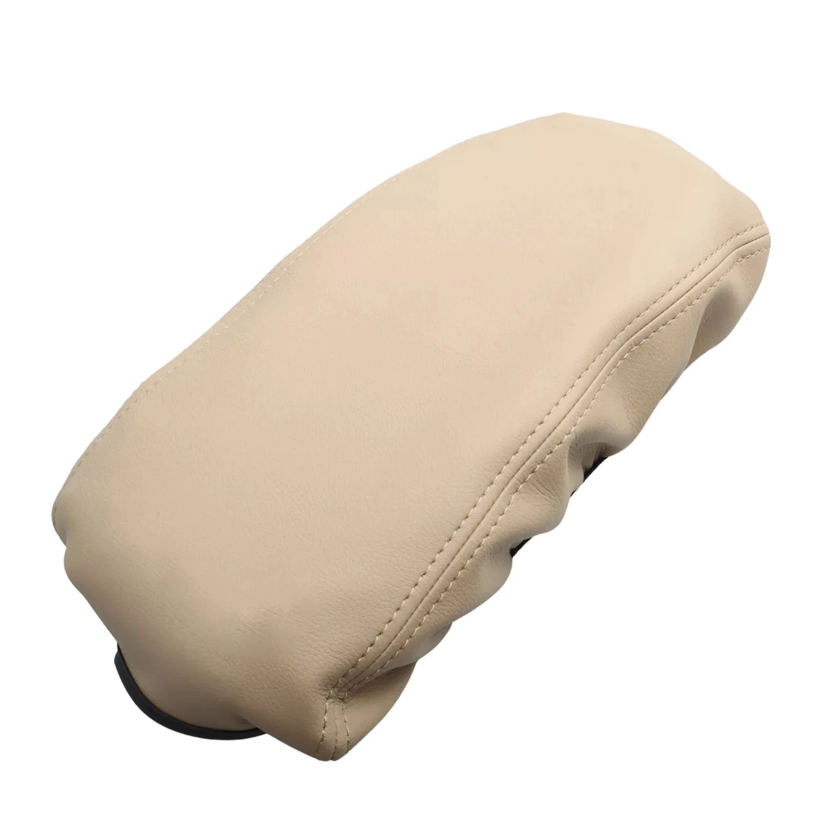 

OE Style Center Console Lid Cover Skin for Hyundai Sonata 2015-2019 Soft Breathable Beige Car Interier Accessories
