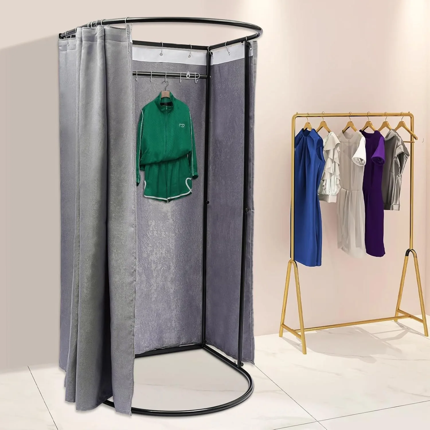 Negozio di abbigliamento portatile indipendente per vestire, schermo per la privacy, fasciatoio oscurante, adatto per centro commerciale