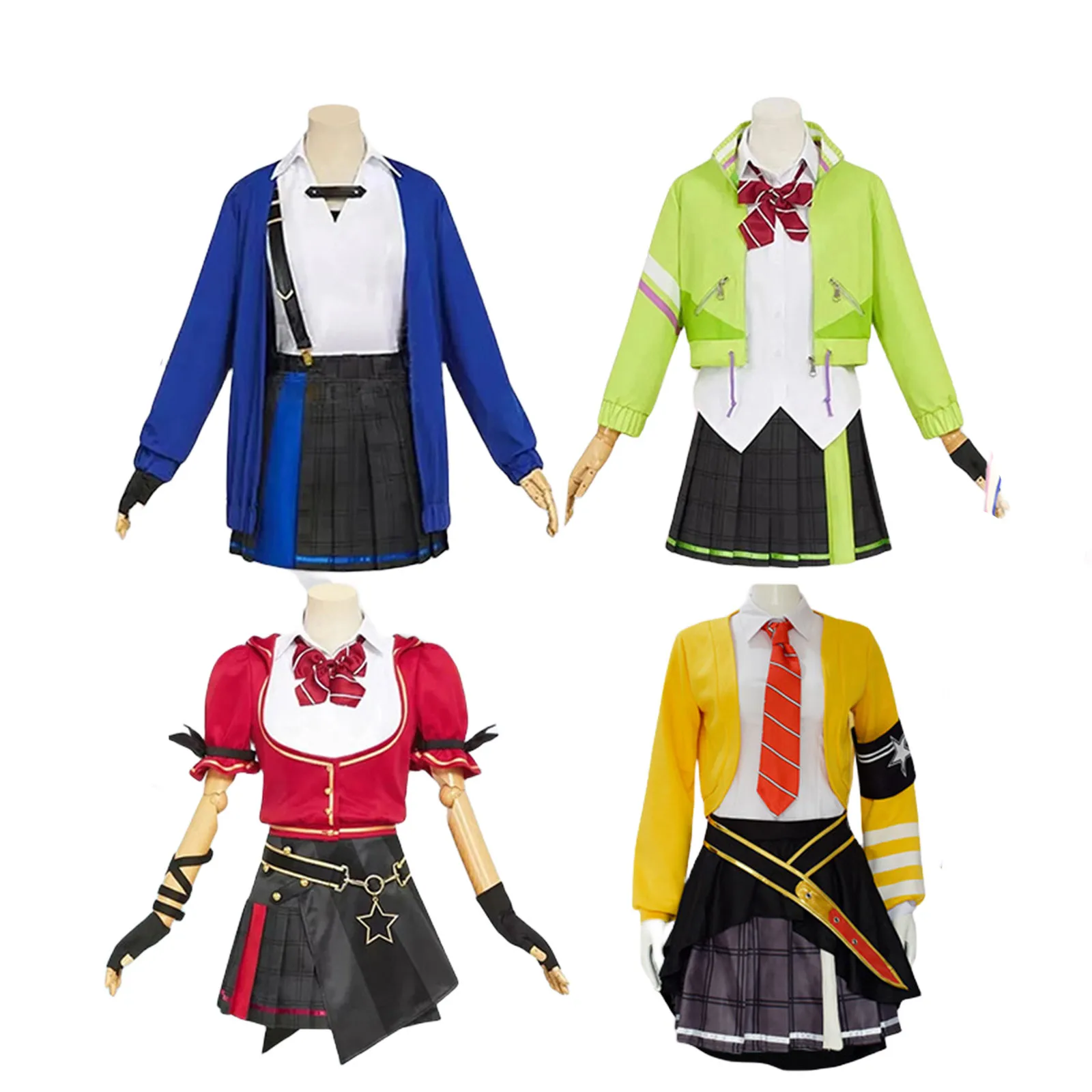 

2025 new Anime Hoshino Ichika Hinomori Shiho Mochizuki Honami Cosplay Costume Project Sekai Colorful Stage For Women Outfits