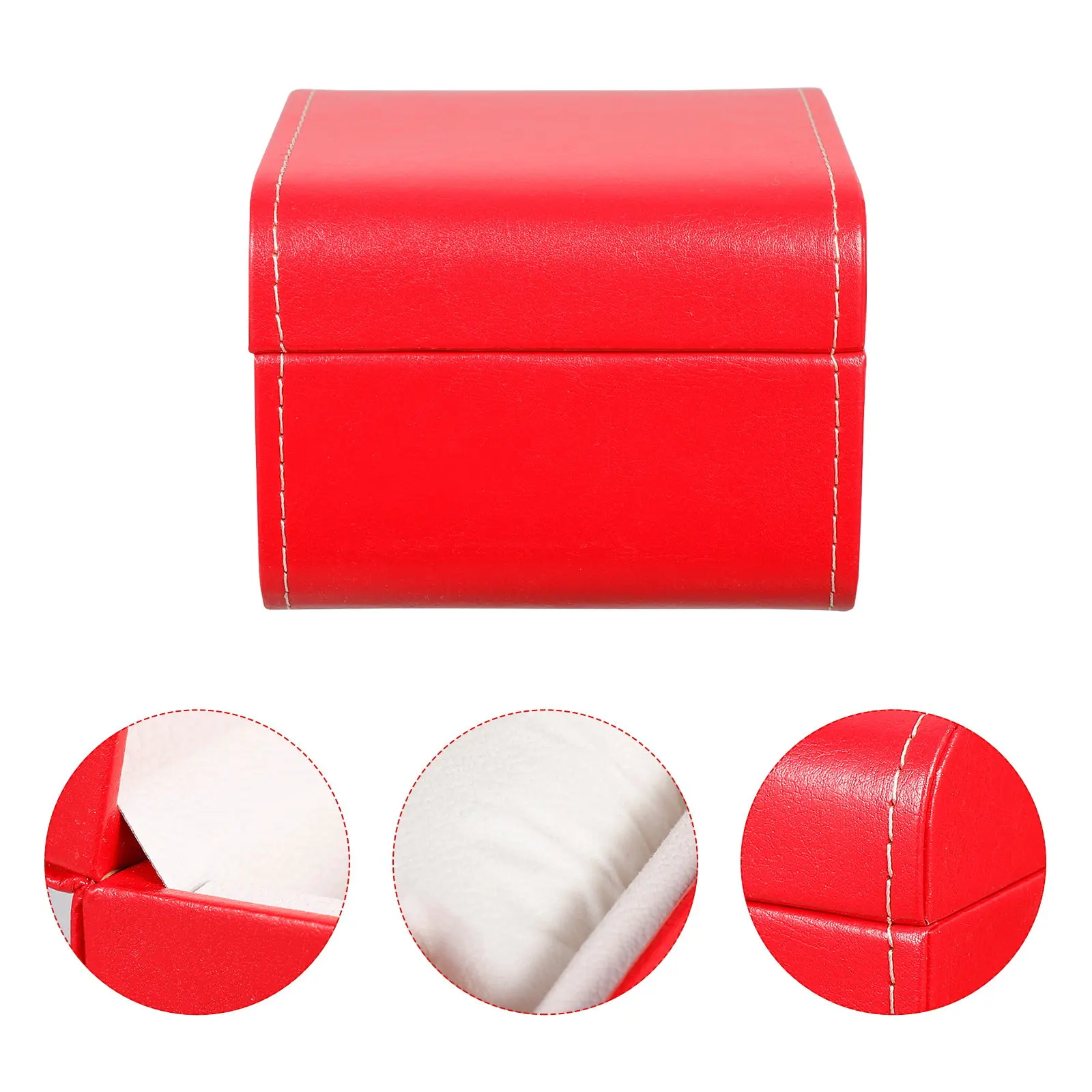 

Коробка для часов из ПУ с одним отделением для мужчин и женщин, футляр для хранения наручных часов, органайзер для ювелирных изделий, защитный элегантный дизайн