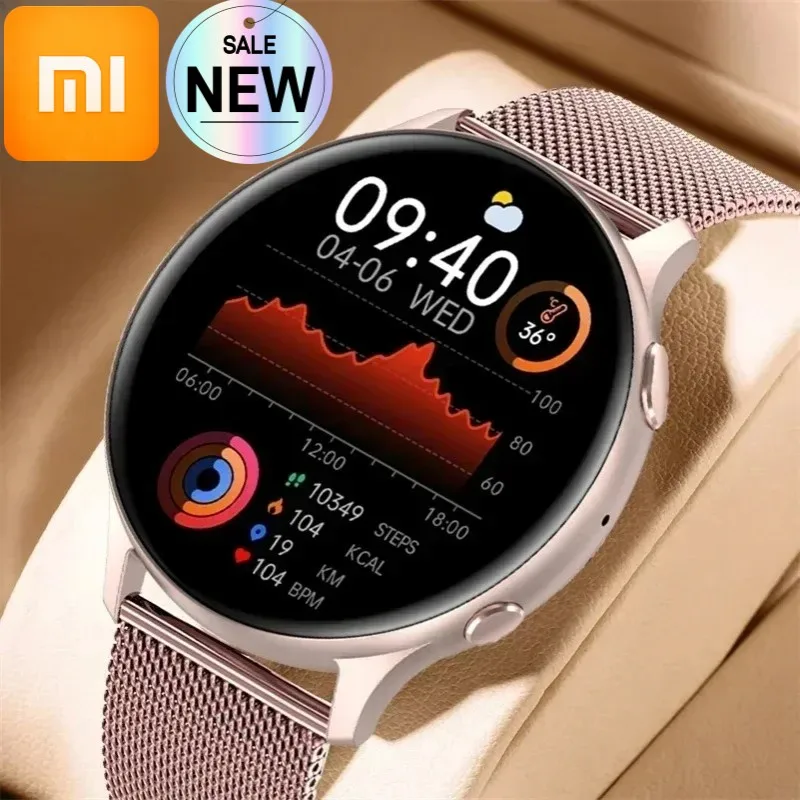 

Новые умные часы XIAOMI, новые умные часы с Bluetooth-вызовами, женские спортивные часы с фитнес-трекером, водонепроницаемые умные часы с большим HD-экраном