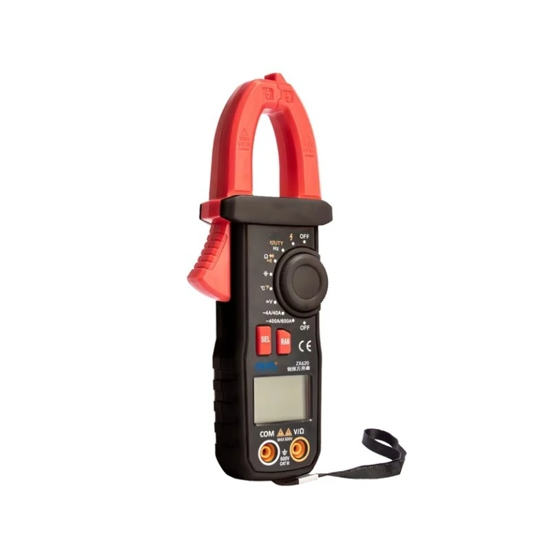 

ZX620 Digital Clamp Meter Multimeter AC/DC Voltage Current Resistance Tester