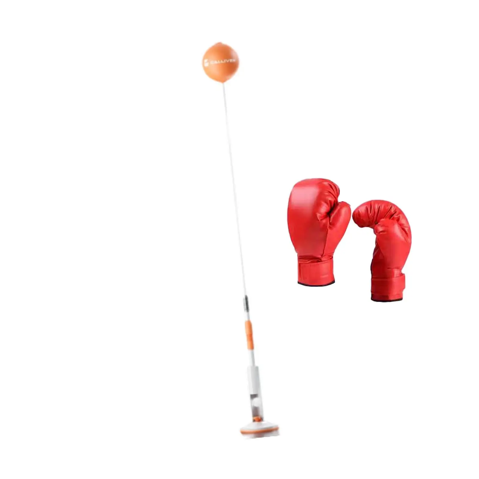 Boxing Reaction Ball Punch Practice Agility with Gloves Floor Standing Boxing