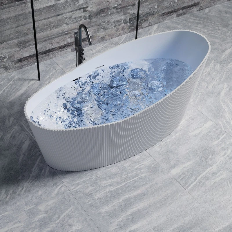 Artificial stone household Jacuzzi Free-standing bubble Jacuzzi 2