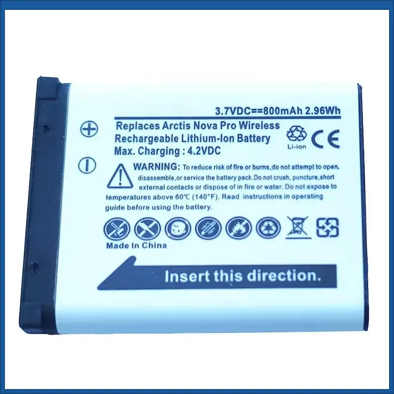 New 3.7V 800mAh High Quality Battery for Arctis Nova Pro Wireless Earphone Battery