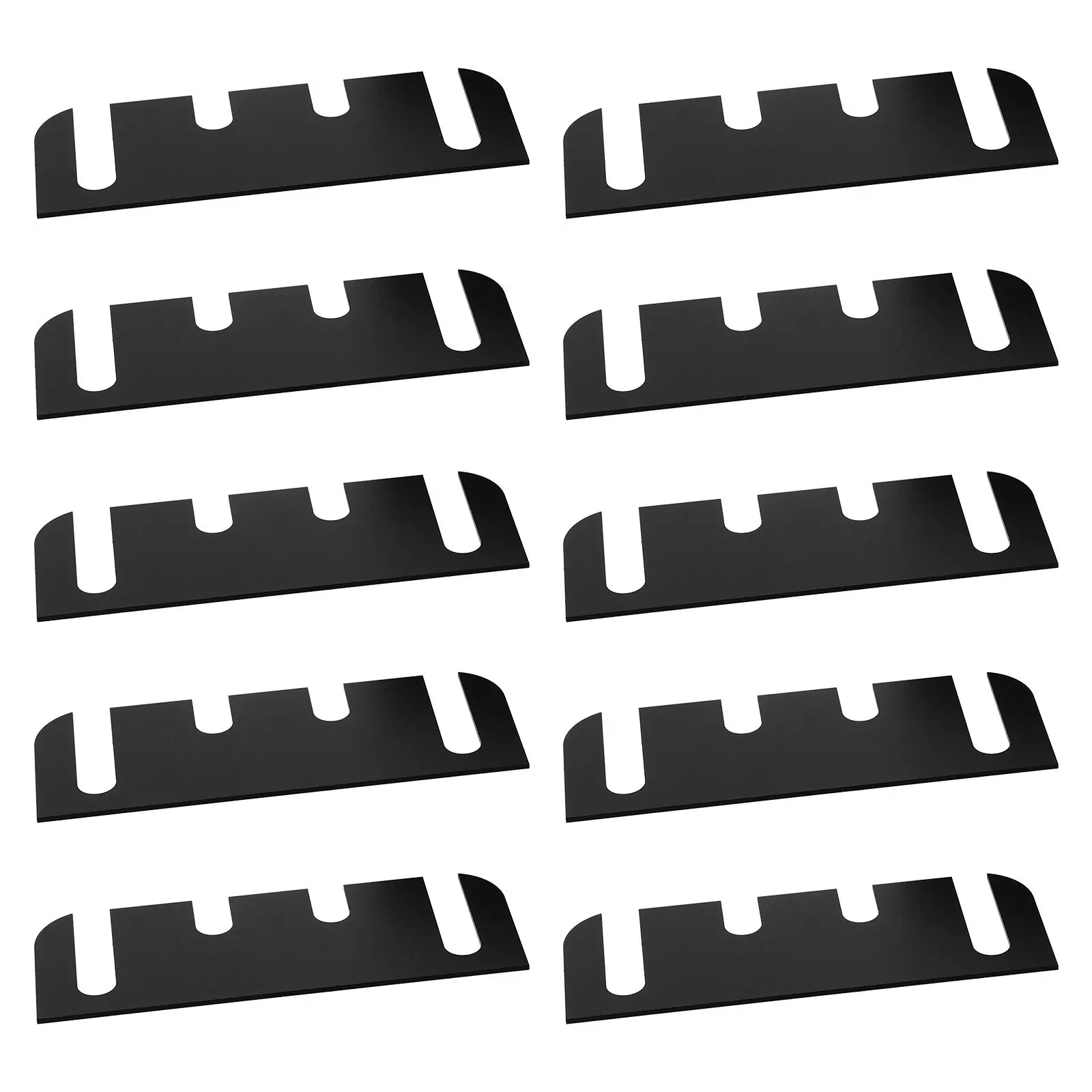 

10pcs Door Hinge Repair Kit Plastic Gasket Seals For Filling Gaps In Interior Doors Durable Hinge Spacers Pads With Noise