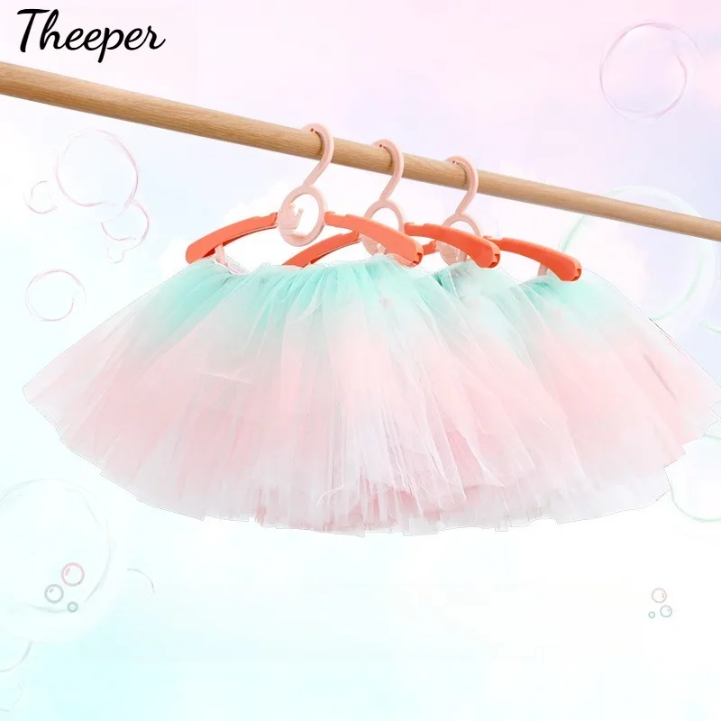 Fluffy Tulle Tutu Skirt Ballet Dance Mini Skirt Elastic Outfit Holiday Party Dress Soft Breathable Short Performance Dance Skirt