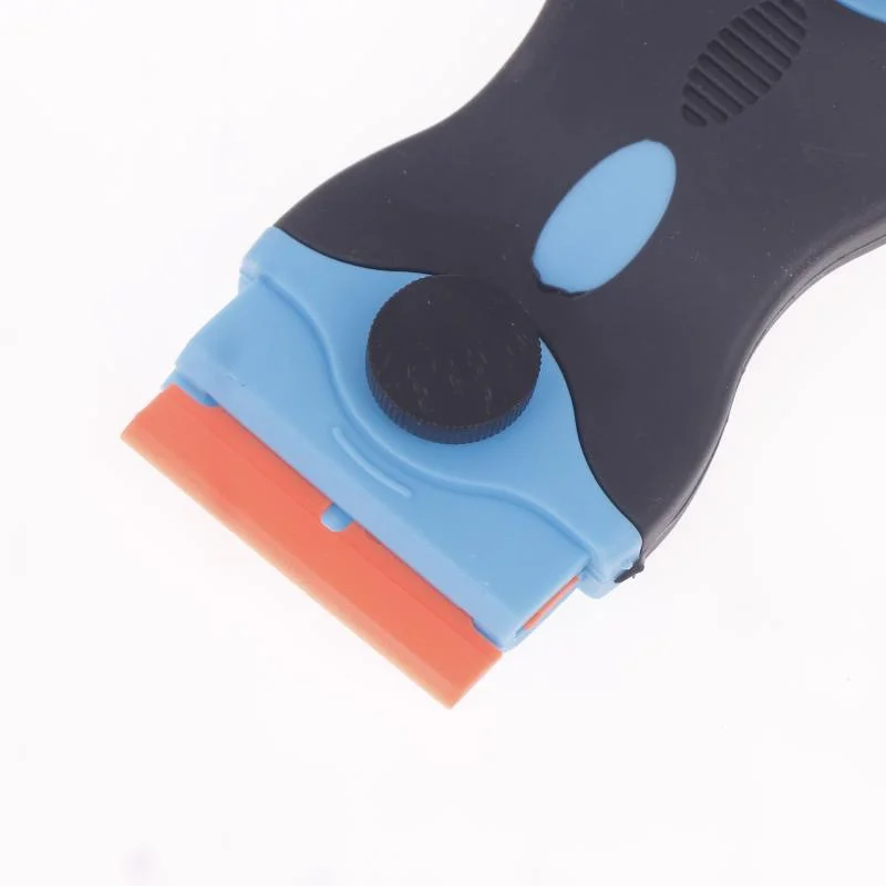 Glue Removal Blade Glass Oven Razor Scraper Plastic Handle Razor Scraper Spatula Car Film Tool Window Cleaning Blade Scraper