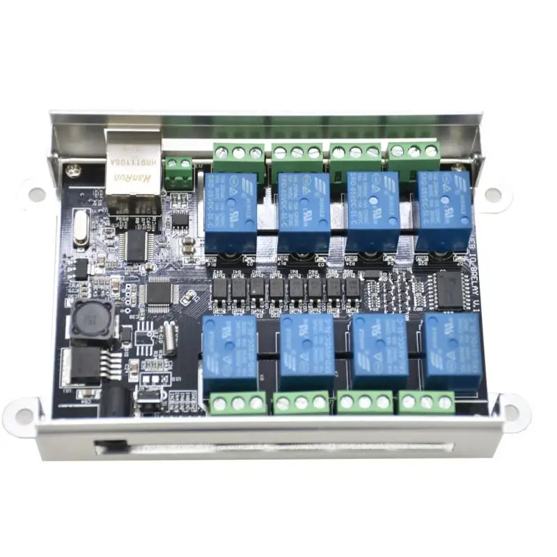 Separate Control Network Controller With 8 Channels Of Relays 485 Network Controller High Quality Thickened Tinned Rj45 Tcp/ip