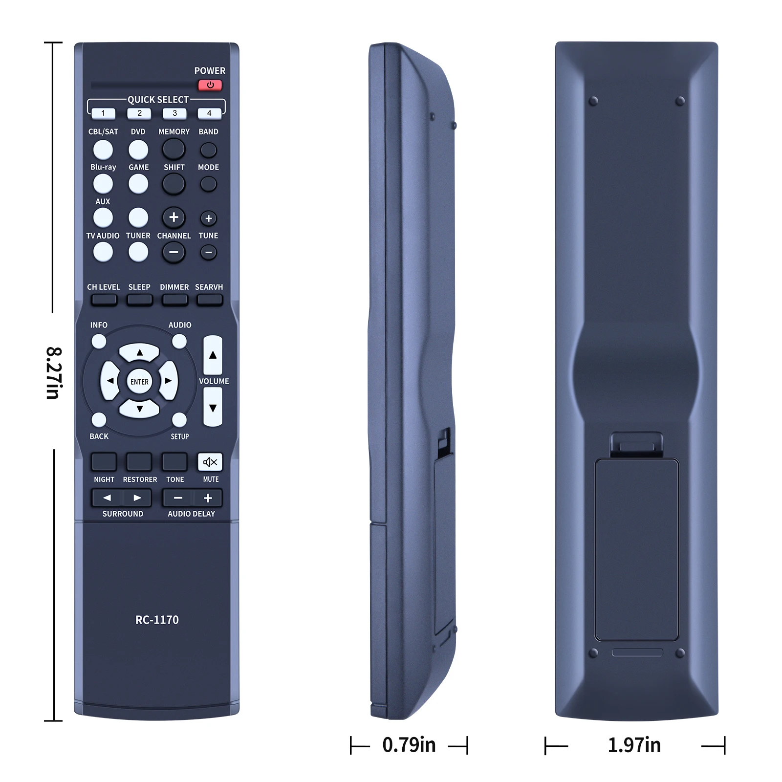 For DENON RC-1170 AV Receiver Remote Control For DENON RC-1156 RC-1157 RC-1180 RC-1183 RC-1196 AVR-1513 DHT-1513BA