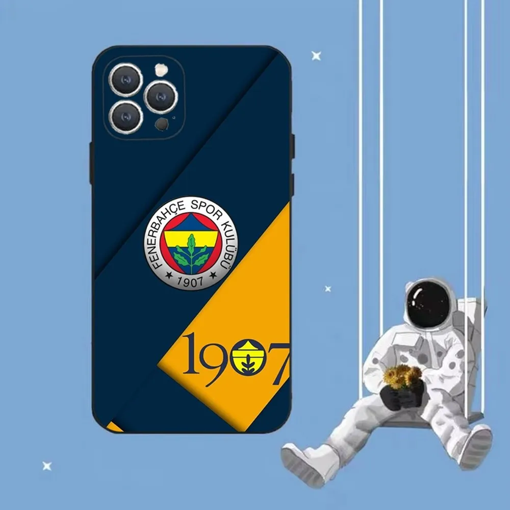 Football F-Fenerbahce  Phone Case For iPhone 16,15,14,13,12,Pro,Max,11,7,8,Plus,XR,XS Max Shockproof Silicone Soft Shell