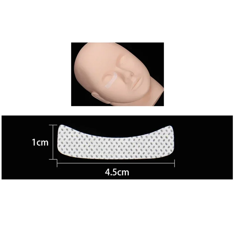 200pcs Eyelash Extension Tape Medical Non-woven Fabrics Patches Eyelash Under Eye Pads Grafting Eyelash Special Eye Patch