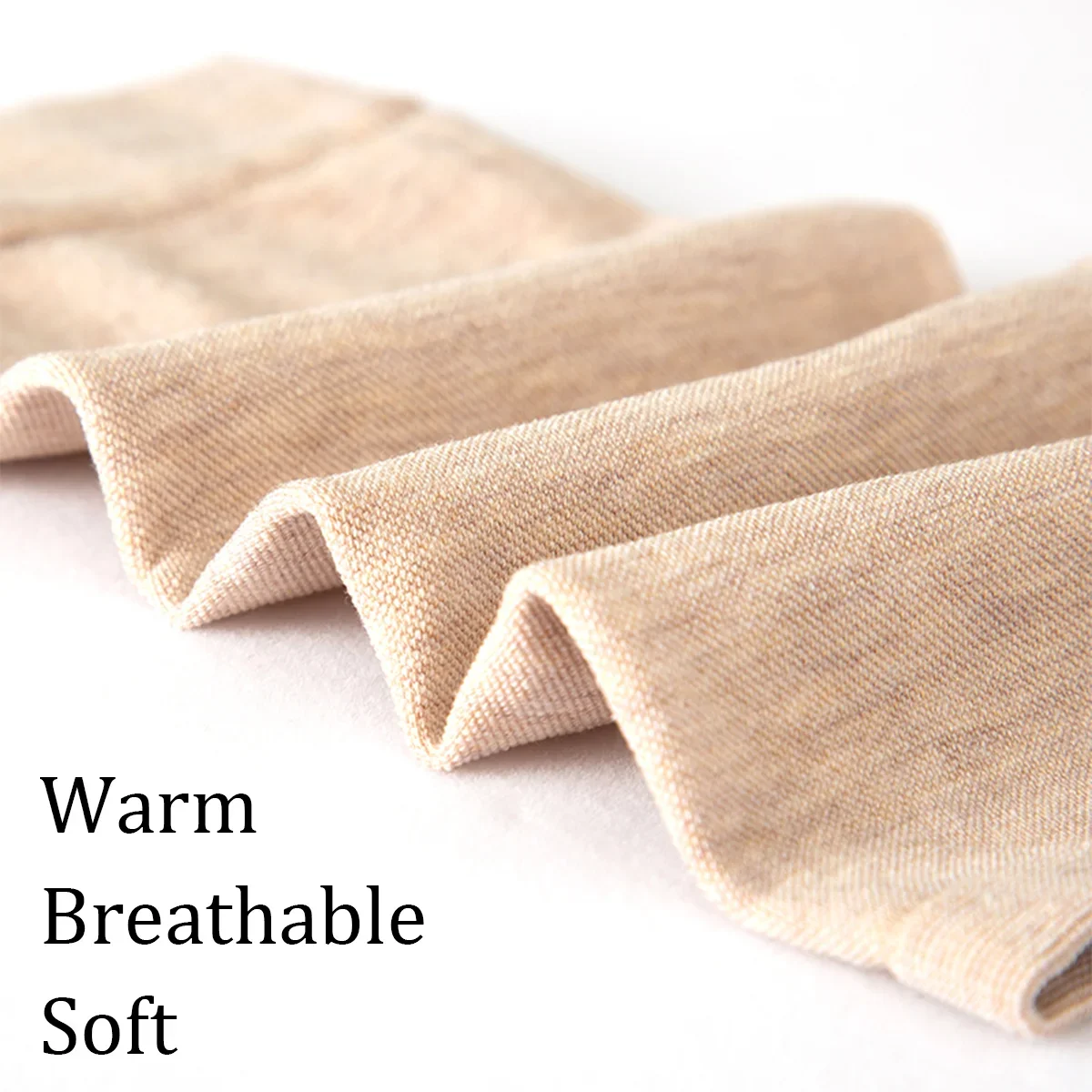 1 paio di ginocchiere in cotone sottile da donna, morbide, calde, antiscivolo, elastiche, per sport, palestra, per yoga, allenamento di danza, corsa, protezione articolare