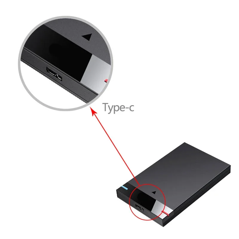 2.5 Inch Solid-State Drive Mechanische Seriële Poort Sata Gereedschapsvrije Usb3.0 Snelle Externe Hdd-Behuizing