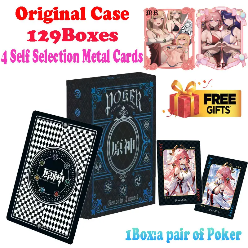 

Wholesale 2025 Lastest Genshin Impact Goddess Story Poker Collection Card Waifu Booster Box TCG Toys And Hobbies Gift