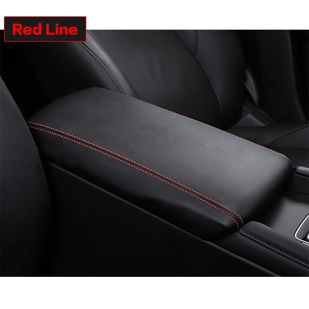 1Pcs Car Armrests Box Cover Central Control Decorative Trim Decoration Interior Auto Accessories For Mazda 3 2019 2020 2021 2022