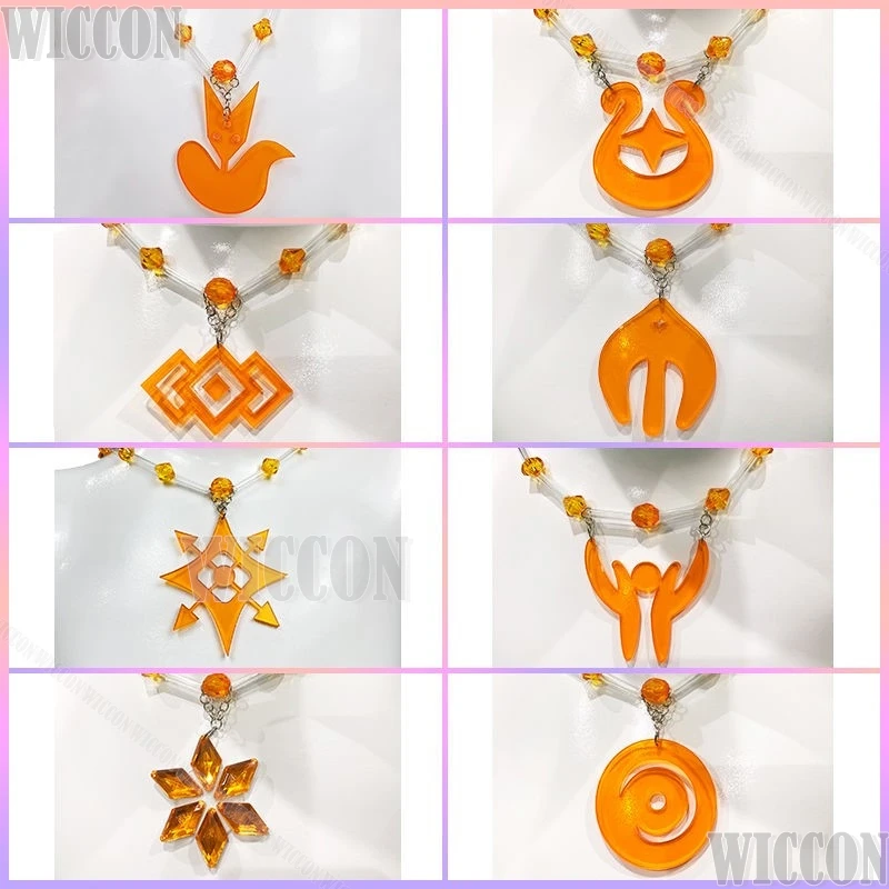 Child of Light Necklace Game Sky Cosplay Prop Eight Seasonal Edition Necklaces Cute Men Women Girl Boy Holoween Party Customized