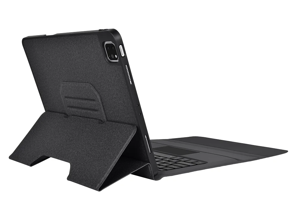 Capa de TPU com teclado LED retroiluminado Touchpad Capa de teclado sem fio para iPad Pro 12,9 polegadas 5a geração 2021/2020/2018